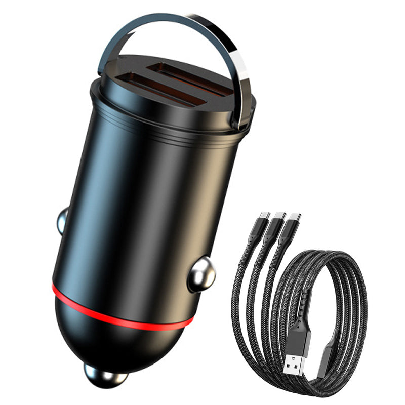 G50S 12-24V Dual USB Ports 200W Car Charger Adapter with 100W Super Fast Charging Cable G50S 12-24V Dual USB Ports 200W Car Charger Adapter with 100W Super Fast Charging Cable